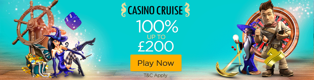 CasinoCruise.com Welcome 100% up to 200 ENG GBP 